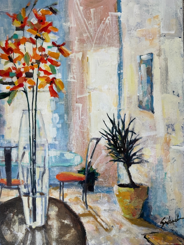 Kitchen Window by artist Sue Sakahara